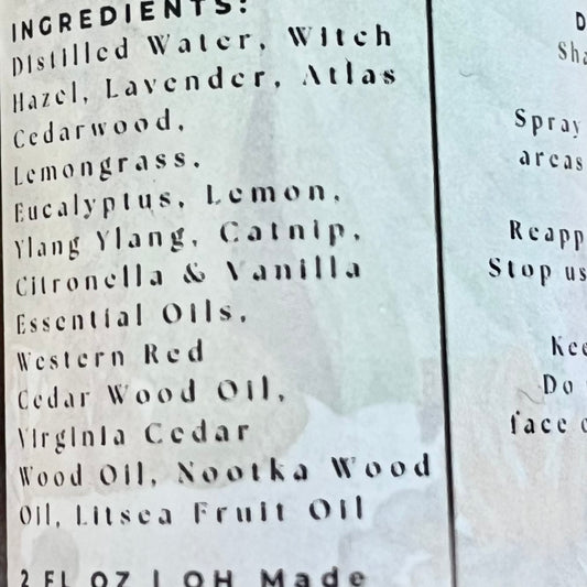 Bug & Tick Spray