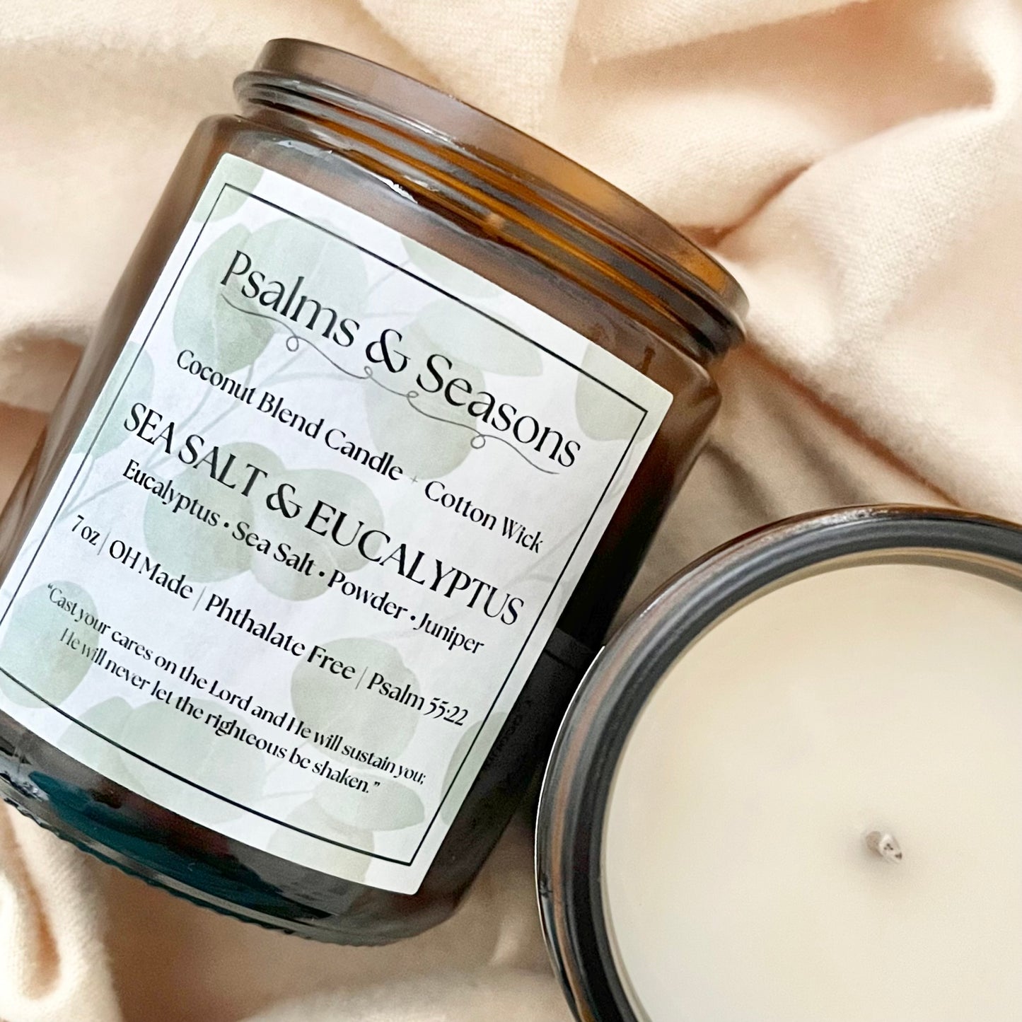 Sea Salt & Eucalyptus Candle