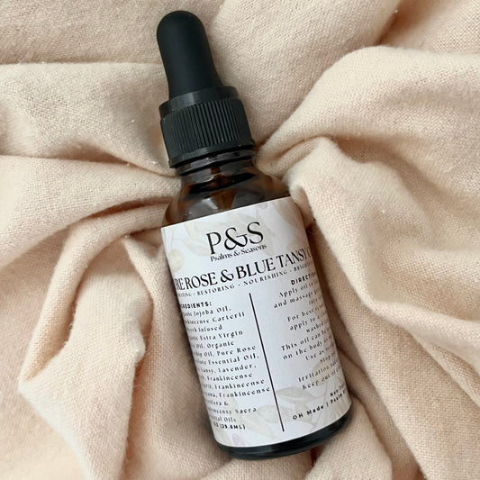 Pure Rose & Blue Tansy Oil