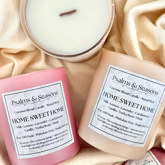 Home Sweet Home Crackling Wood Wick