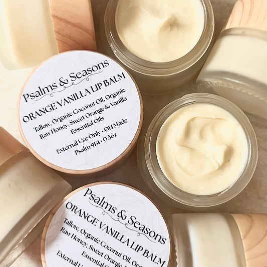 Orange Vanilla Lip Balm Cream