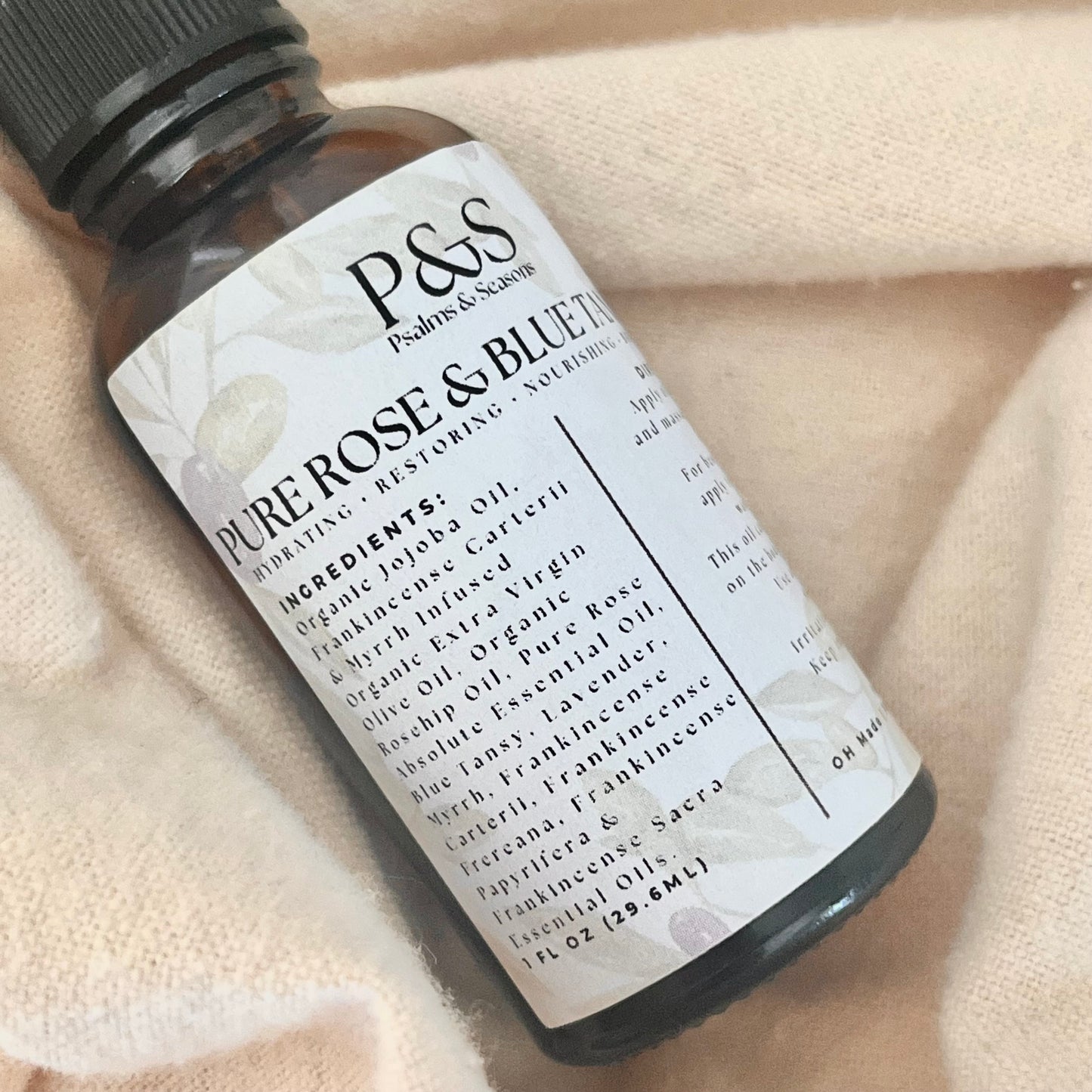 Pure Rose & Blue Tansy Oil