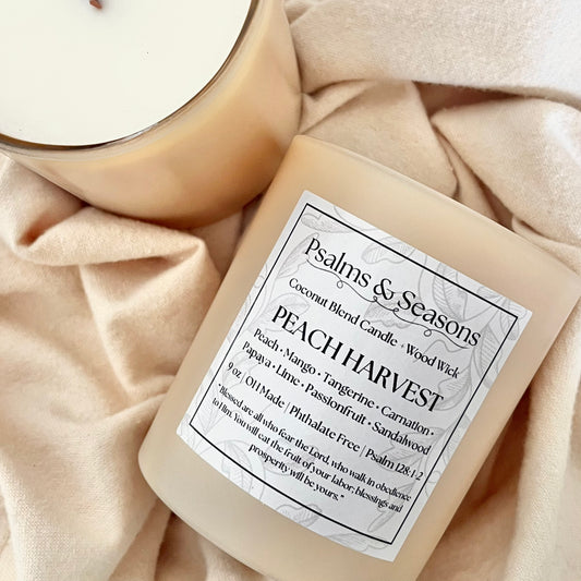 Peach Harvest Wood Wick