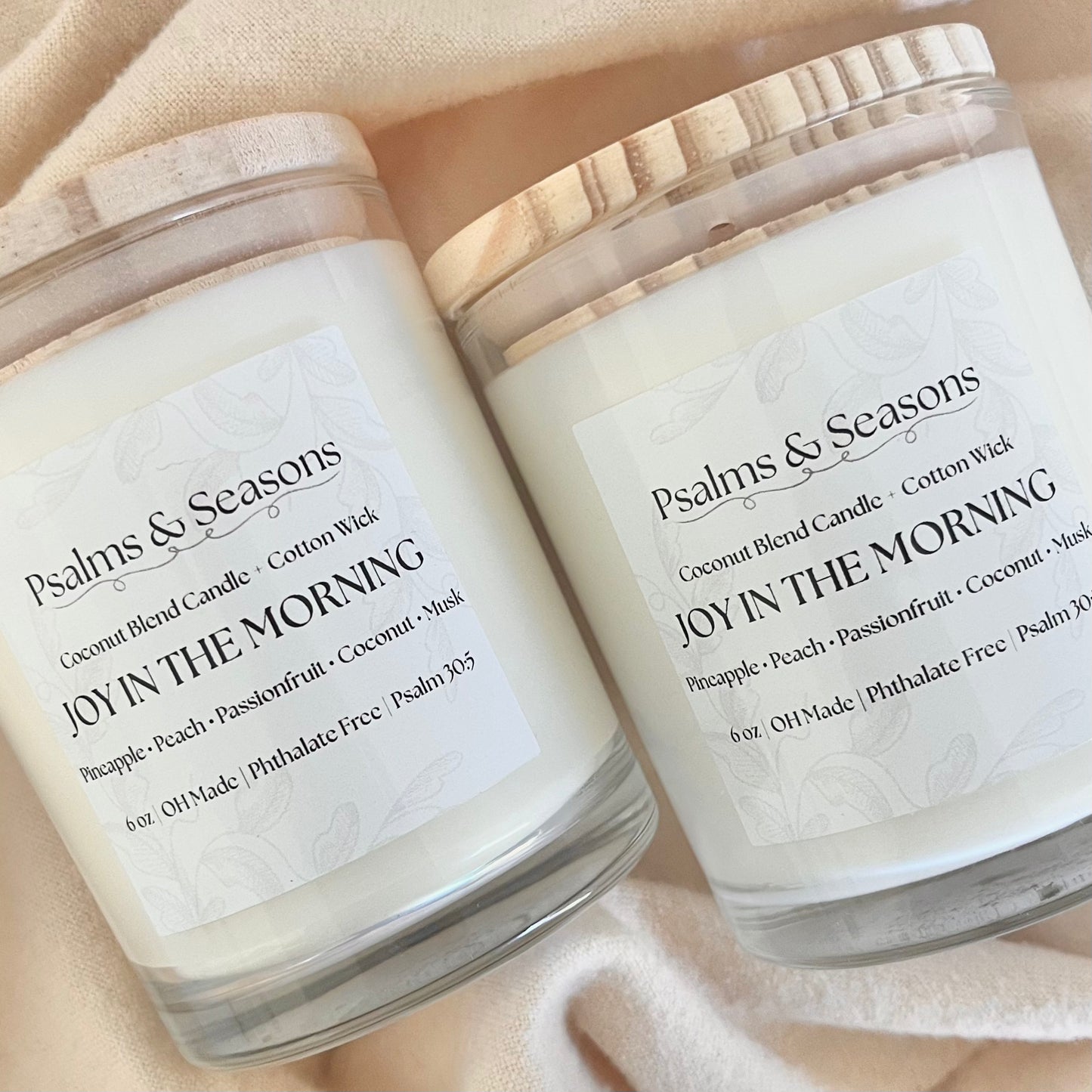 Joy in the Morning Candle